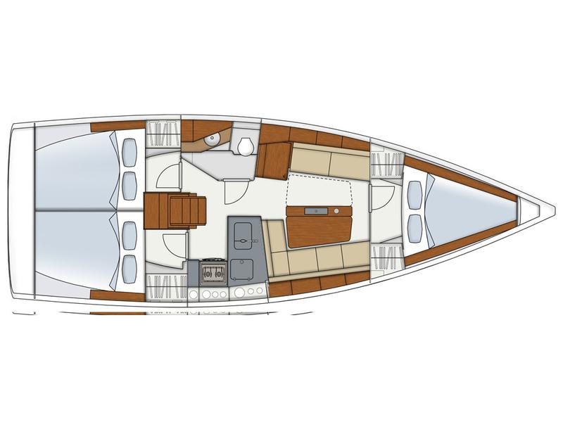 Book yachts online - sailboat - Hanse 345 - EJ - rent