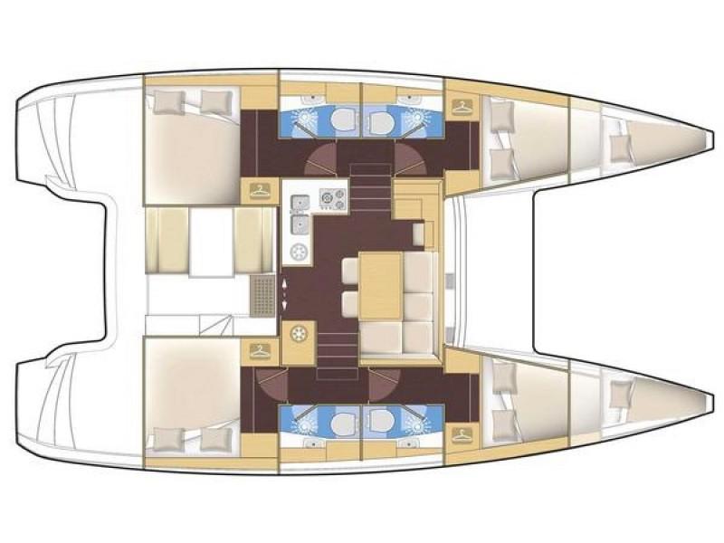 Book yachts online - catamaran - Lagoon 40 - Serendipity - rent