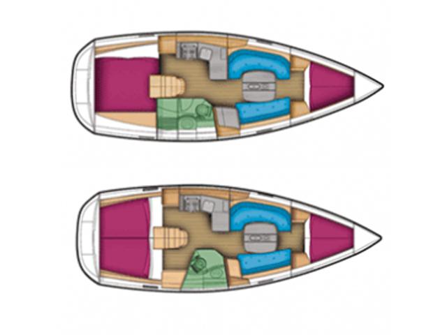 Book yachts online - sailboat - Oceanis 343 - froso - rent