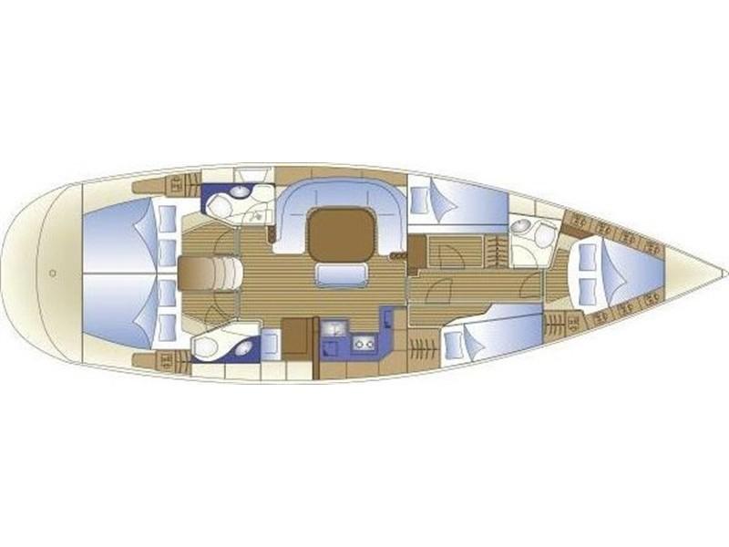 Book yachts online - sailboat - Bavaria 49 - Hellas Fos - rent
