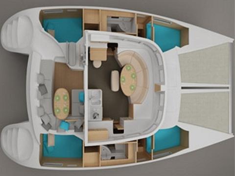 Book yachts online - catamaran - Lagoon 380 - Inna - rent