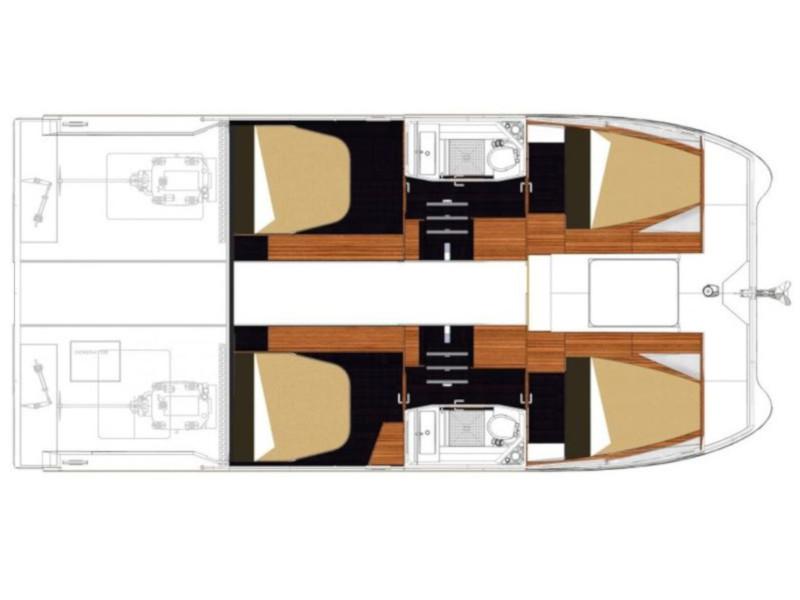 Book yachts online - powercatamaran - MY 37- 4. cab. - Thunderball - rent