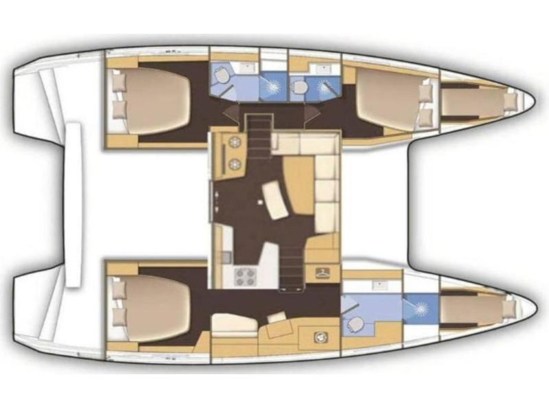 Book yachts online - catamaran - Lagoon 42 (3+2 cab.) - Nuria - rent