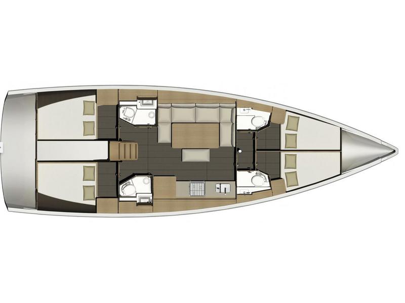 Book yachts online - sailboat - Dufour 460 Grand Large - Arta - rent