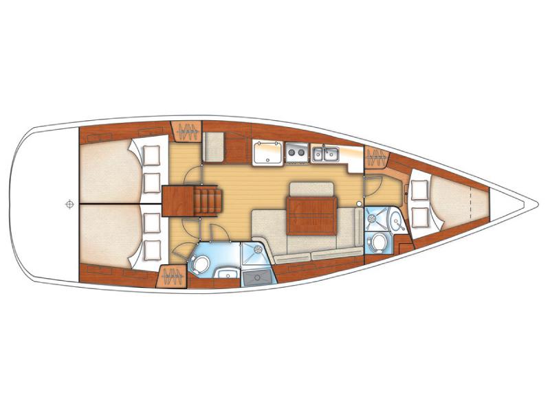 Book yachts online - sailboat - Oceanis 40 - Diva - rent