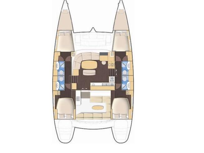 Book yachts online - catamaran - Lagoon 440 - Igris II - rent