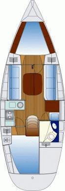 Book yachts online - sailboat - Bavaria 31 - Pegasus - rent