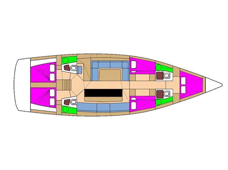 Book yachts online - sailboat - D&amp;D Kufner 54.2 - Merlot I - rent