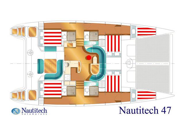Book yachts online - catamaran - Nautitech 47 - Bosanova - rent