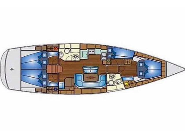 Book yachts online - sailboat - Bavaria 46 Cruiser - Hermes - rent
