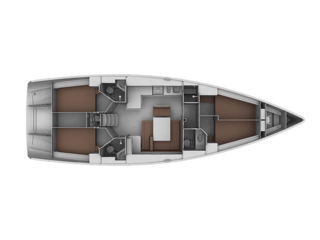 Book yachts online - sailboat - Bavaria Cruiser 45 - Eclipse - rent