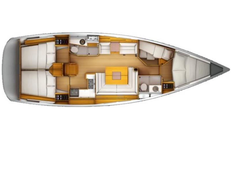 Book yachts online - sailboat - Sun Odyssey 439 - Elisavet - rent