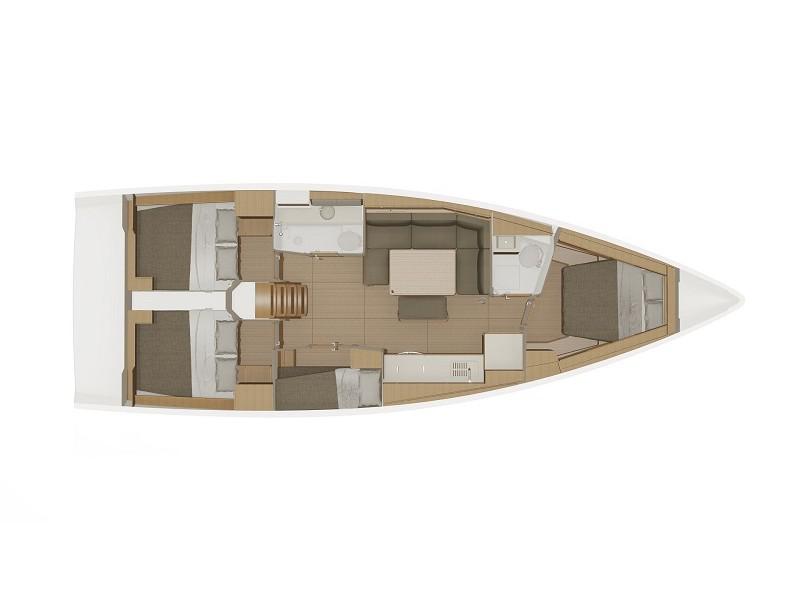 Book yachts online - sailboat - Dufour 430 Grand Large - Manora - rent
