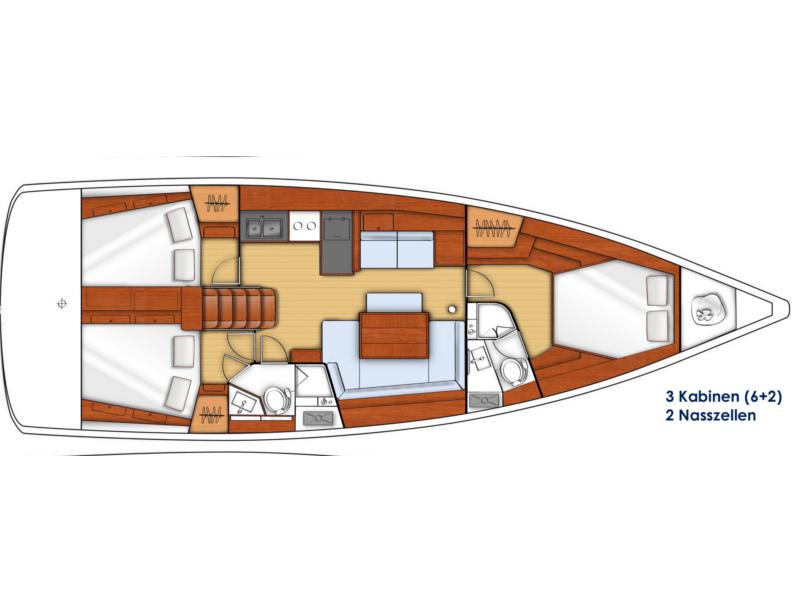 Book yachts online - sailboat - Oceanis 45 - Tayanita - rent