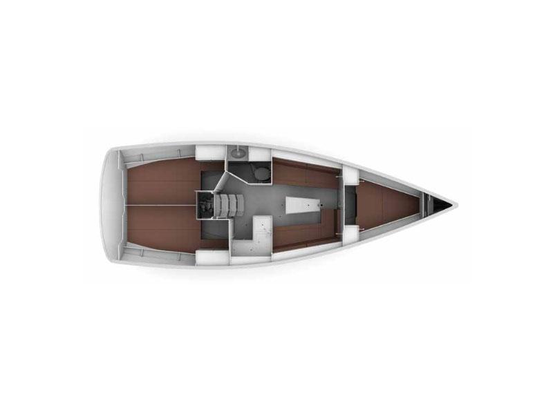 Book yachts online - sailboat - Bavaria Cruiser 34 - LADY ONE - rent