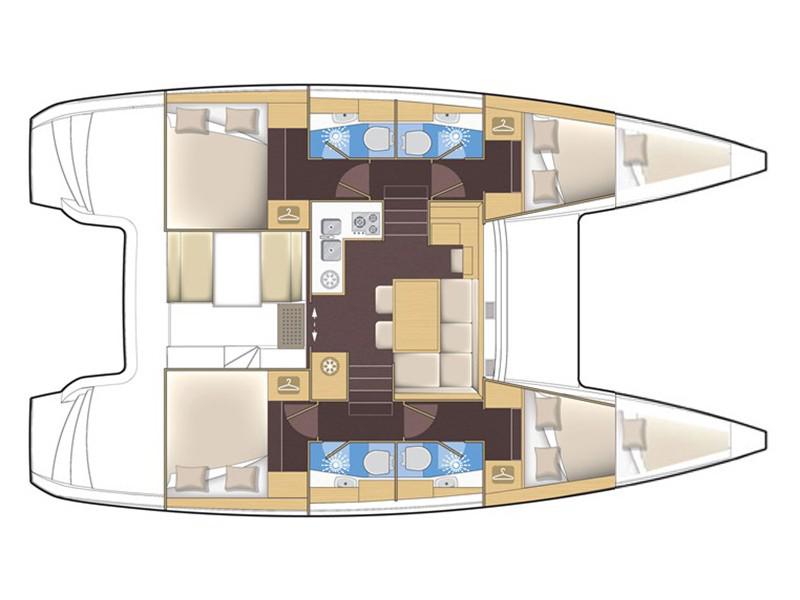 Book yachts online - catamaran - Lagoon 39 - VERTIGO - rent