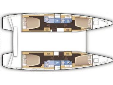 Book yachts online - catamaran - Lagoon 42 - LA MAR - rent