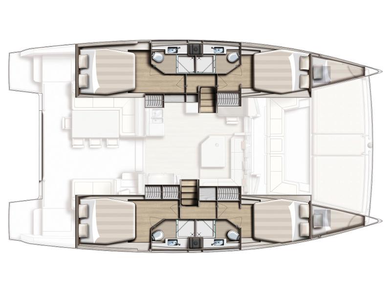 Book yachts online - catamaran - Bali 4.5 -1 - KARINA V - rent