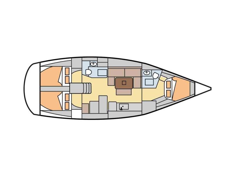 Book yachts online - sailboat - Dufour 405 - Albatros - rent