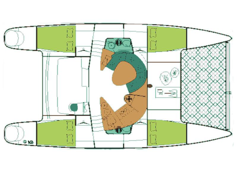 Book yachts online - catamaran - Athena 38 - Sail Ankaa - rent