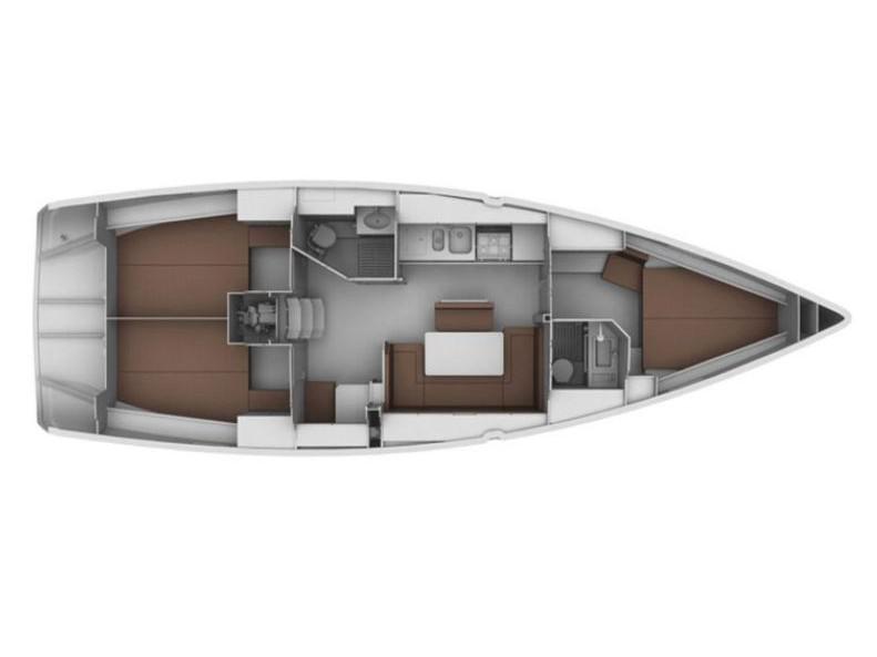 Book yachts online - sailboat - Bavaria 40 Sport - Atlantica - rent