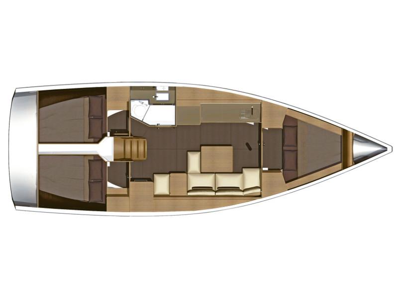 Book yachts online - sailboat - Dufour 382 - PRES- 383-17-CR - rent