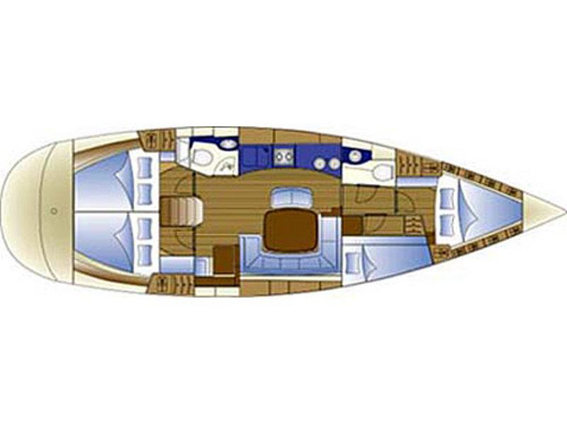 Book yachts online - sailboat - Bavaria 44 - EC- 44-02-CR - rent
