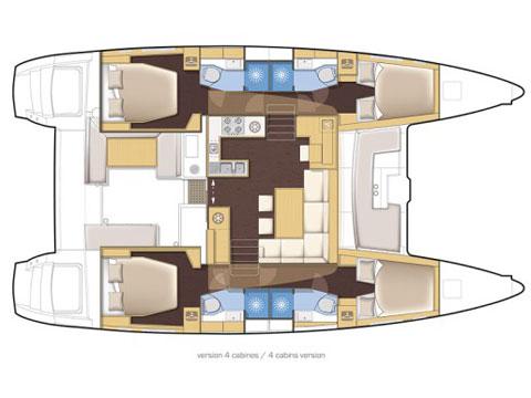 Book yachts online - catamaran - Lagoon 450 FLY - PRES- L45-19-F - rent