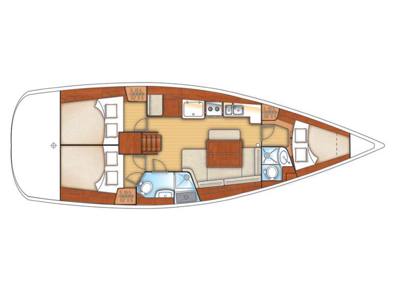 Book yachts online - sailboat - Oceanis 40 - EC- O40-08-CR - rent