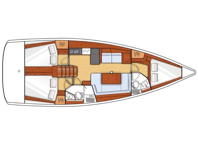 Book yachts online - sailboat - Oceanis 38.1 - PRES- 38O-19-CR - rent