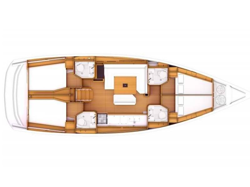 Book yachts online - sailboat - Sun Odyssey 469 - EC- 469-13-G - rent