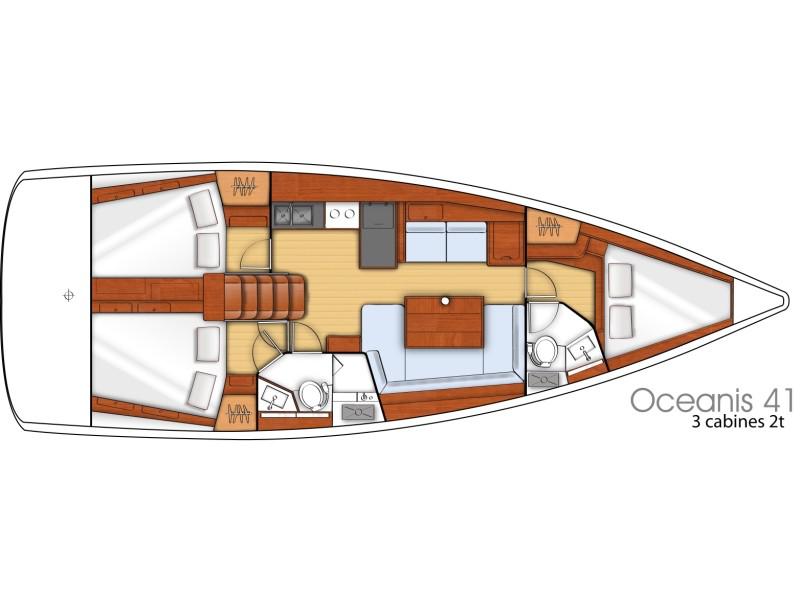 Book yachts online - sailboat - Oceanis 41 - LIMONI - rent