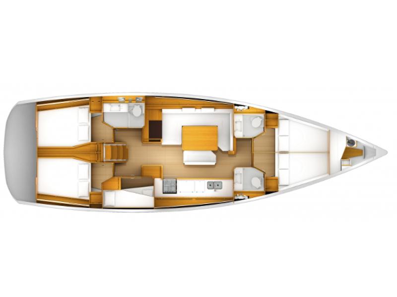 Book yachts online - sailboat - Sun Odyssey 509 - SO509GEO - rent