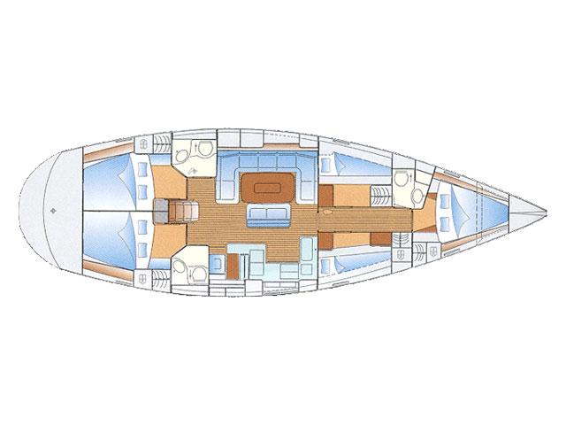 Book yachts online - sailboat - Bavaria 50 Cruiser - Alexandra - rent