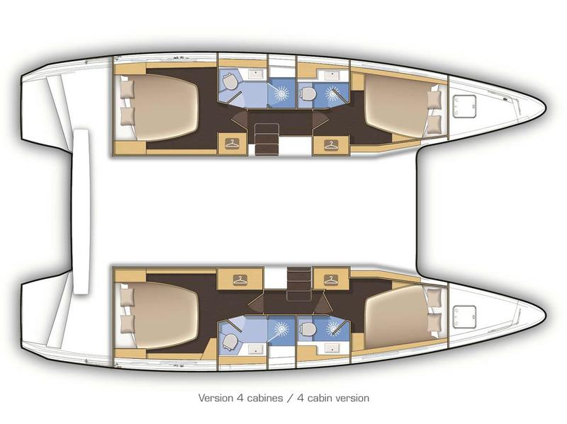 Book yachts online - catamaran - Lagoon 42 A/C &amp; GEN. - SALTY PEARL - rent