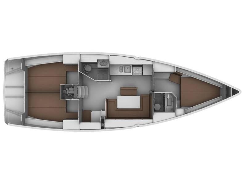 Book yachts online - sailboat - Bavaria Cruiser 40 - Anna III - rent