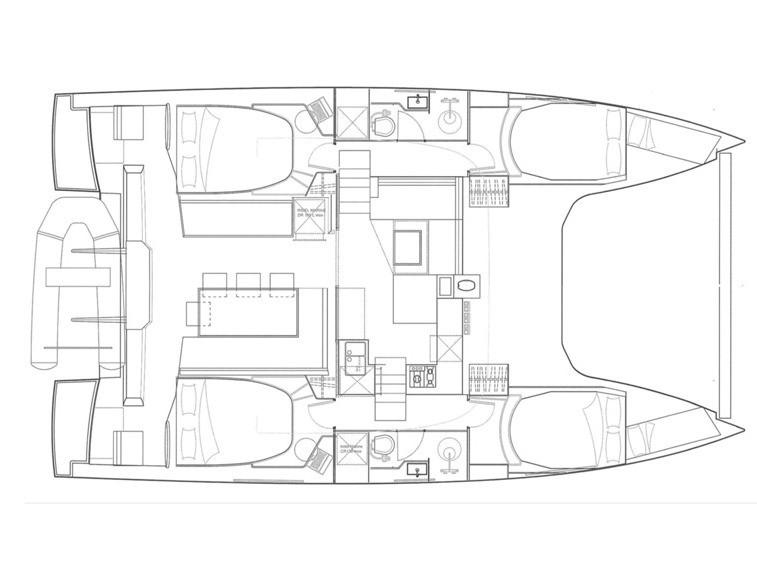 Book yachts online - catamaran - Nautitech Open 40 - MYSTIC BLUE - rent