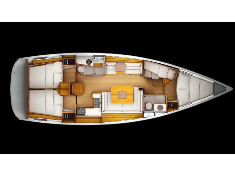Book yachts online - sailboat - Sun Odyssey 439 - Moon Kiss - rent