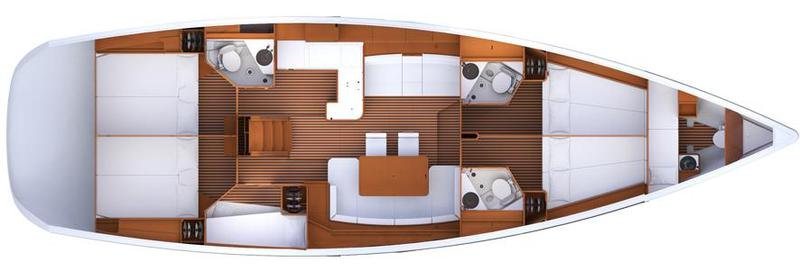 Book yachts online - sailboat - Jeanneau 53 - Žan - rent