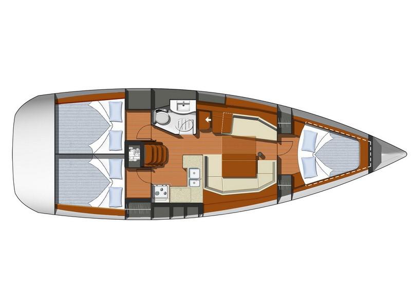 Book yachts online - sailboat - Sun Odyssey 39i - Orsula - rent