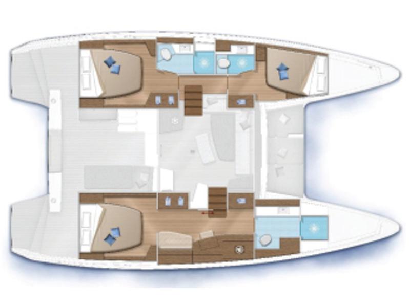 Book yachts online - catamaran - Lagoon 42 - Sea Witch III - rent