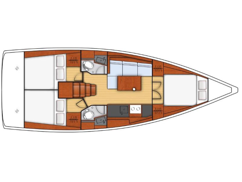 Book yachts online - sailboat - Oceanis 38.1 - Fany - rent
