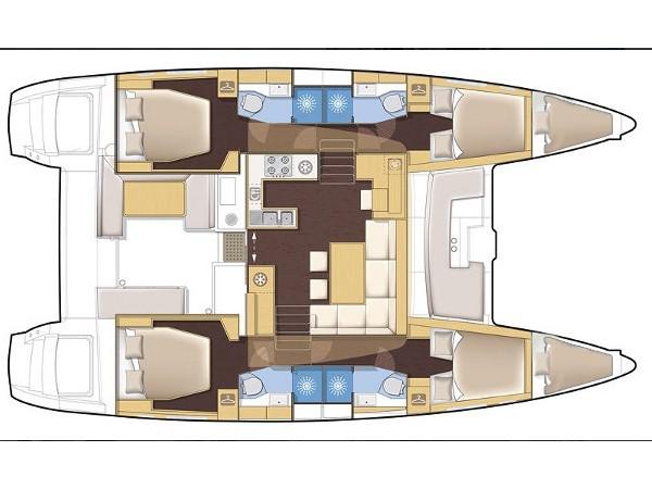 Book yachts online - catamaran - Lagoon 450F - Annie - rent