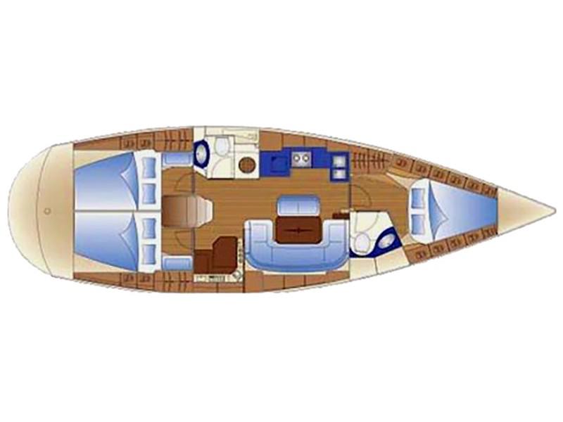 Book yachts online - sailboat - Bavaria 42 Cruiser - Shiraz - rent