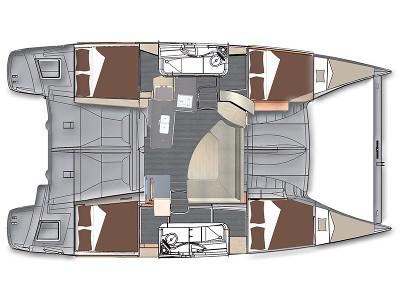 Book yachts online - catamaran - Lipari 41 (4 dbl, 2sgl) - Argos - rent