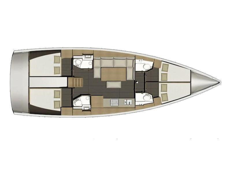 Book yachts online - sailboat - Dufour 460 Grand Large - Gerry - rent
