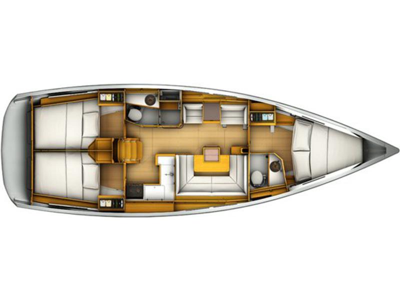Book yachts online - sailboat - Sun Odyssey 409 - INVINCIBLE II - rent