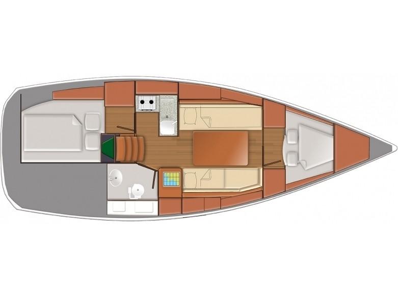 Book yachts online - sailboat - Sun Odyssey 319 - Moké - rent