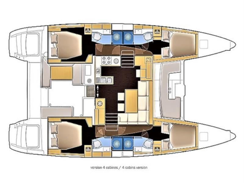 Book yachts online - catamaran - Lagoon 42 - Aero - rent