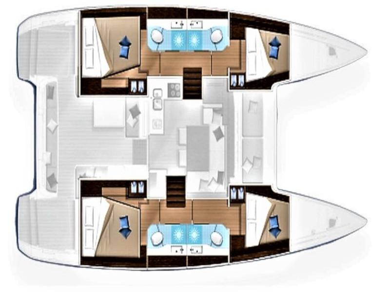 Book yachts online - catamaran - Lagoon 40 - Cat 40 - rent